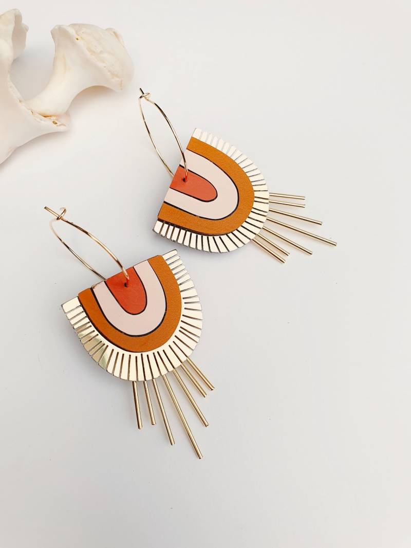 Bam Karamell-Creolen Bam Karamell-Creolen von RoseBouchon