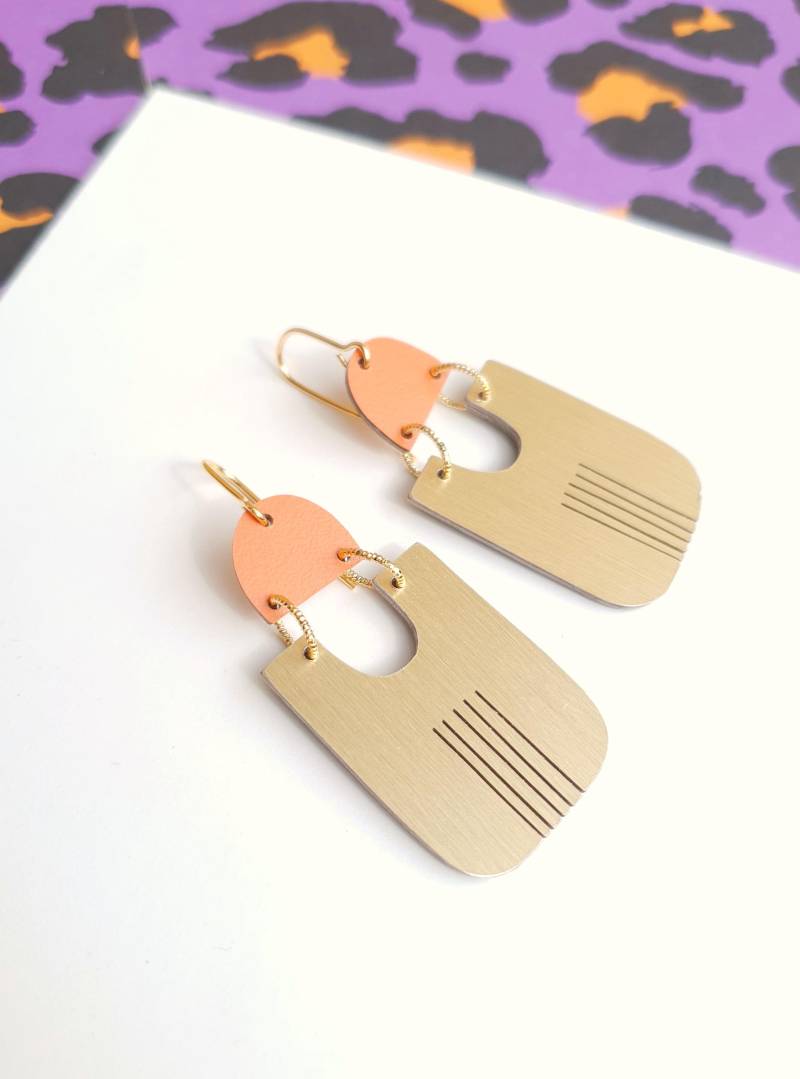 Bobbies Goldbürsten-Ohrringe Bobbies Goldbürsten-Ohrringe von RoseBouchon