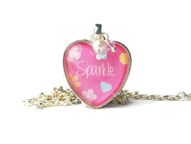 Sparkle-Zitat-Halskette | Inspirierende Zitate Für Jugendliche Grad Geschenk Worte Der Weisheit Erklärung von RoseCrescentJewelry