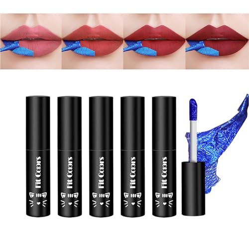 Hinourisha 5 Colour Peel off Lip Stain Set Lip Tint, Tattoo Coloured Lip Gloss, Non-Stick Easy Peel Off Matt Waterproof Long Lasting Lipgloss, Matte High Pigmented Longwear Peel Off Lip Tattoo#2 von RoseFlower