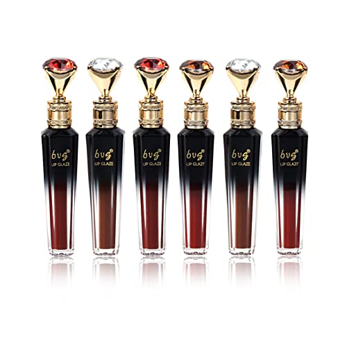 RoseFlower 12pcs/set Matt Lippenstift Set, Wasserfest Flüssiger Lippenstift Nude Langlebige Matte Flüssigkeit Lipgloss Set, hochpigmentierte Sets als Geschenke für Mädchen und Frauen, Makeup Set von RoseFlower