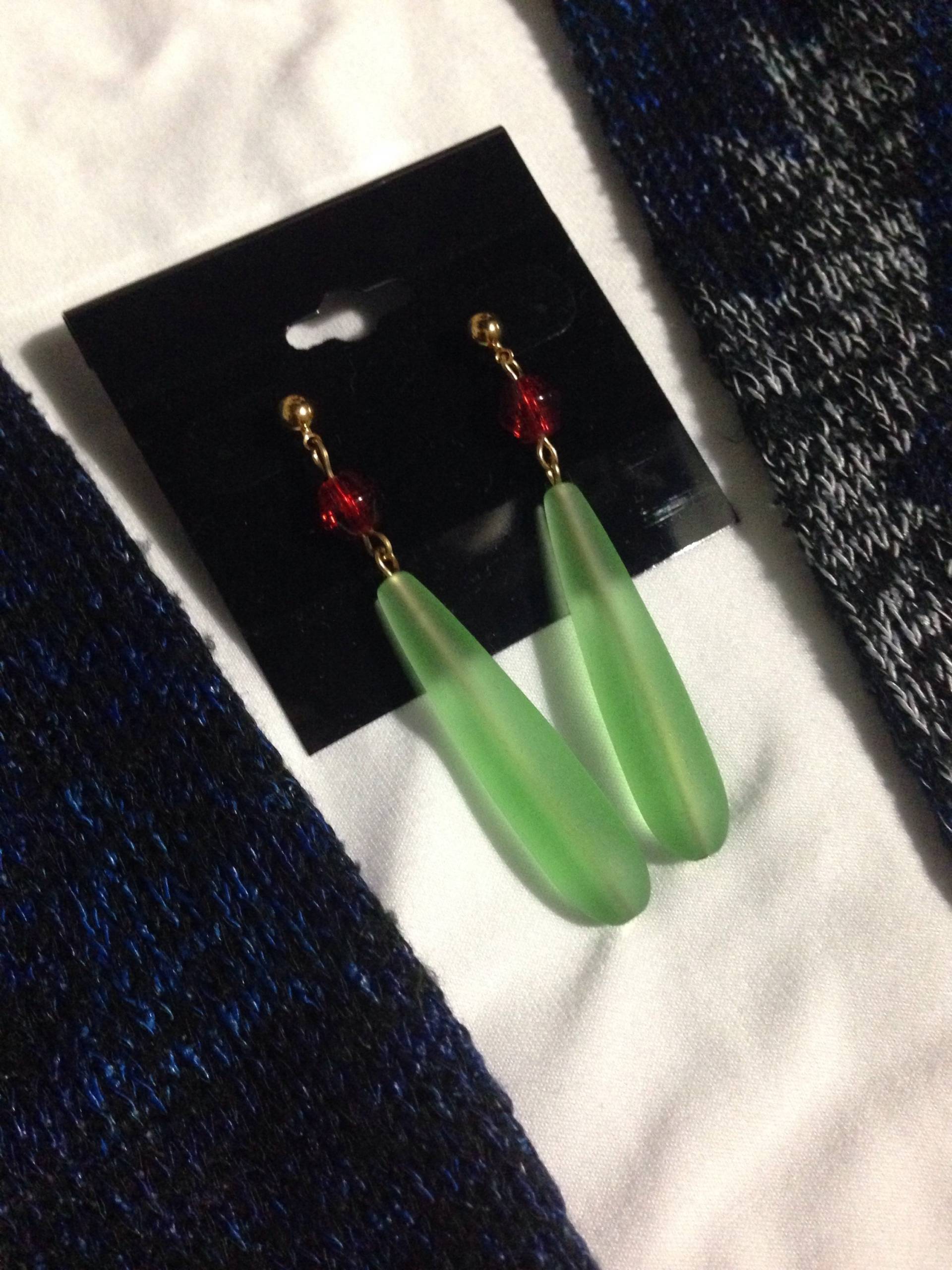 Zauberer Seeglas Ohrringe Zauberer Seeglas Ohrringe von RoseSenpaiCrafts