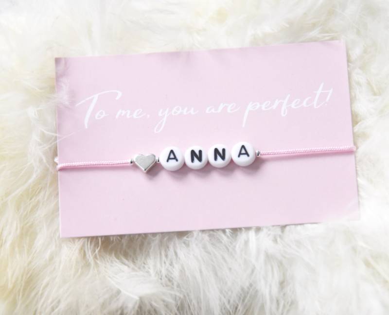 Armband Name To Me You Are Perfect von RoseandJack
