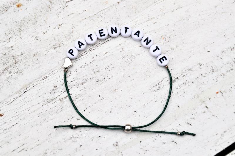Armband Patentante Makramée von RoseandJack