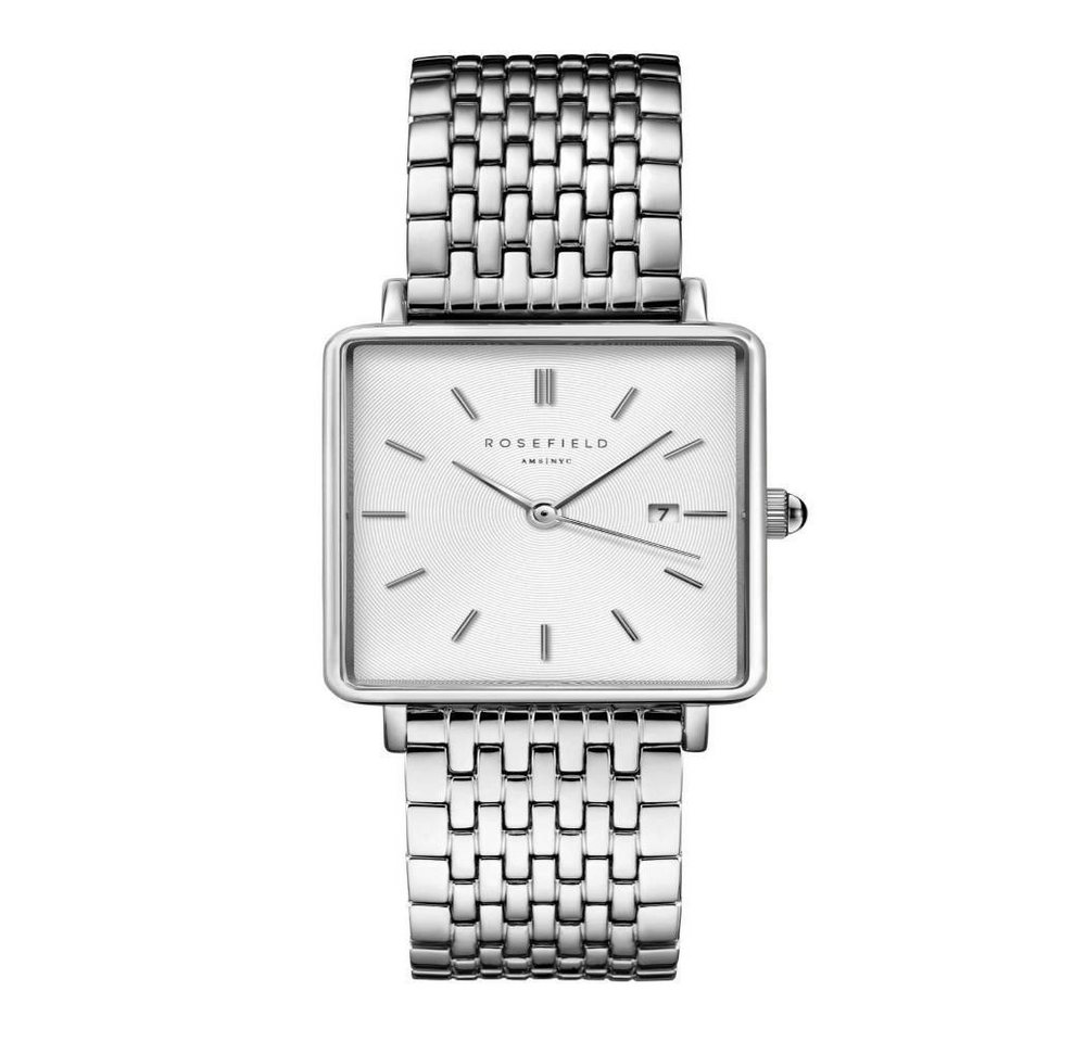 ROSEFIELD Quarzuhr ROSEFIELD Damenuhr Boxy Silber eckig QWSS-Q08 ROSEFIELD Quarzuhr ROSEFIELD Damenuhr Boxy Silber eckig QWSS-Q08 von Rosefield
