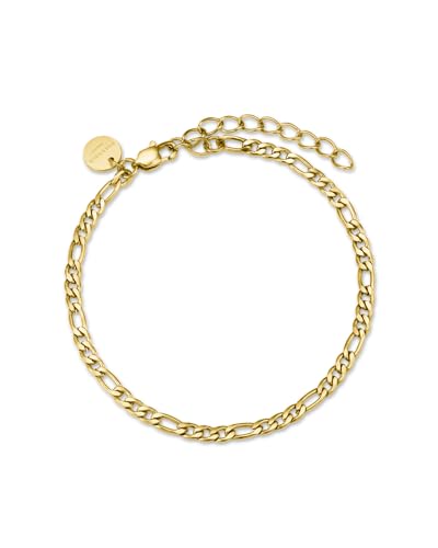 Rosefield Schmuck - Figaro Chain Bracelet Gold - Gold - JBFCG-J532 von Rosefield