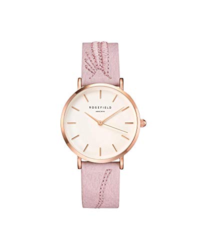 Rosefield Damen Analog Quarz Uhr mit Leder Armband CIBLR-E91 von Rosefield