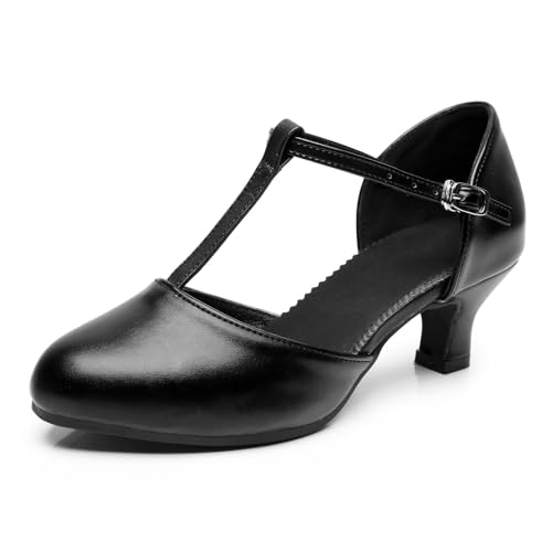 Rosefinch Lateinische Tanzschuhe für Damen Leder Salsa Tango Modern Gesellschaftstanzschuhe 40EU von Rosefinch