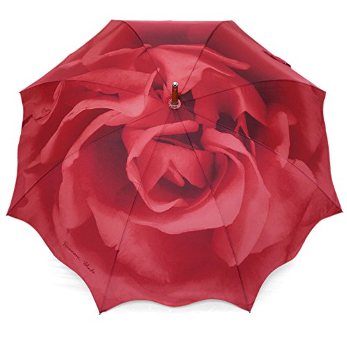 ROSEMARIE SCHULZ® Stockschirm Regenschirm Motiv Rose (Rot) von ROSEMARIE SCHULZ Heidelberg