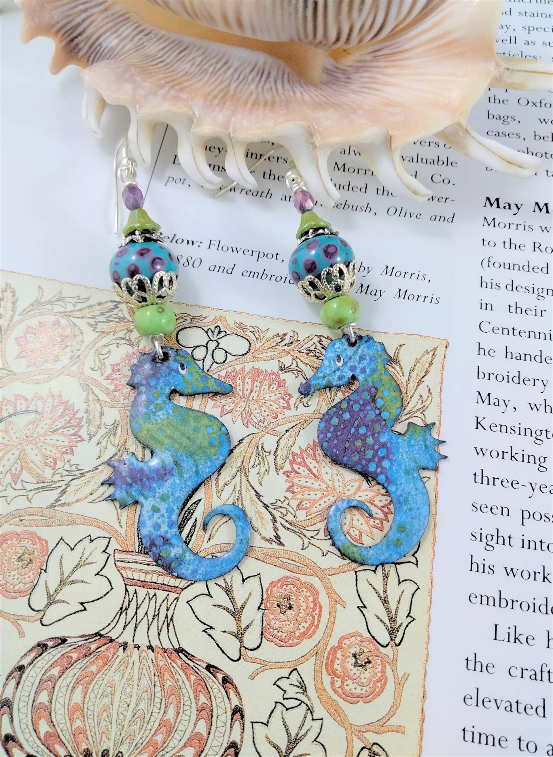 Seepferdchen Ohrringe Seepferdchen Ohrringe von RosemaryBJewellery