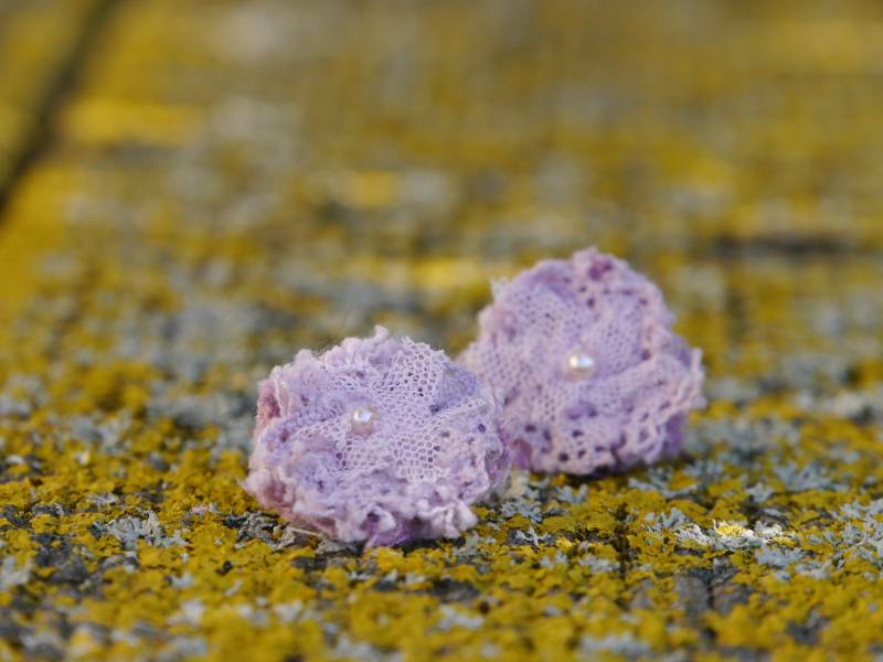 Ohrringe - Altrosa von RosemarysTraum