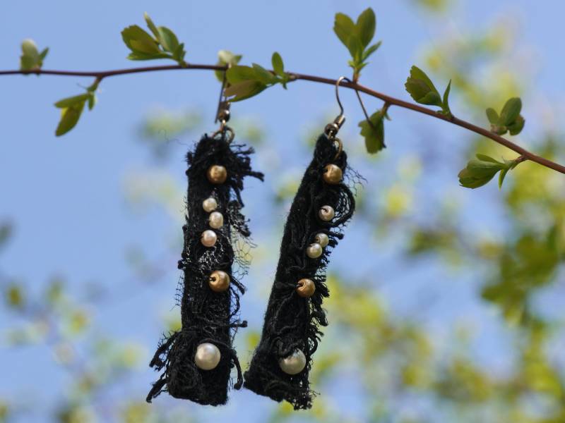 Ohrringe - Spitze Trifft Perle Ohrringe - Spitze Trifft Perle von RosemarysTraum