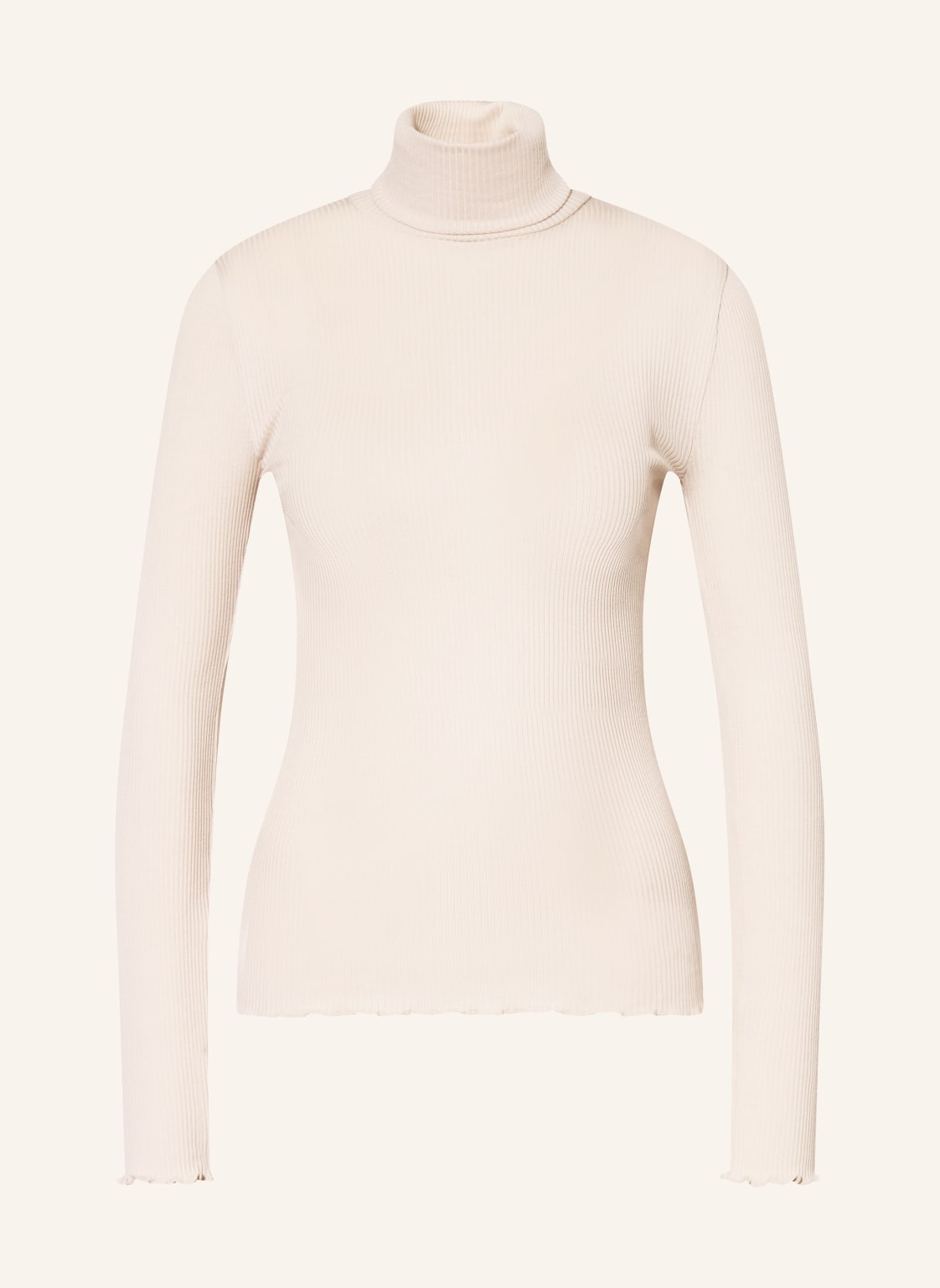 Rosemunde Rollkragenshirt Beatha Mit Seide weiss von Rosemunde