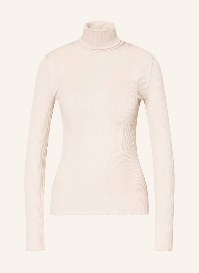 Rosemunde Rollkragenshirt Beatha Mit Seide weiss von Rosemunde