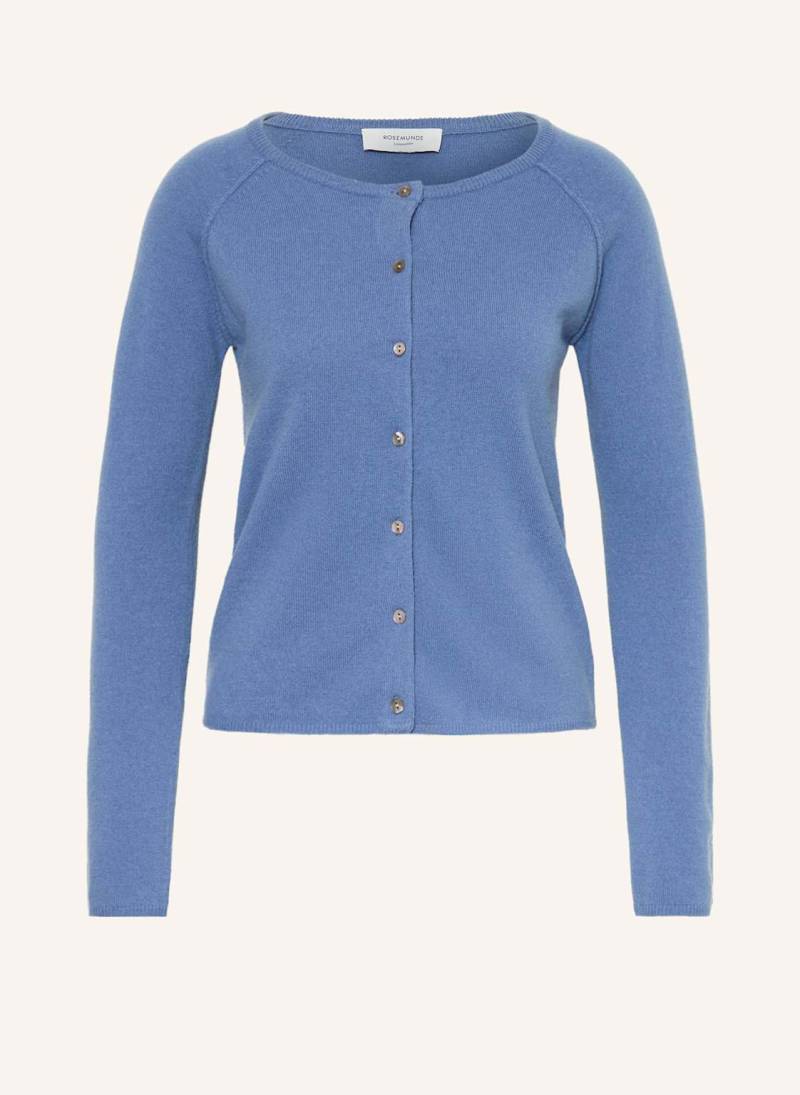 Rosemunde Strickjacke Laica Mit Cashmere blau von Rosemunde
