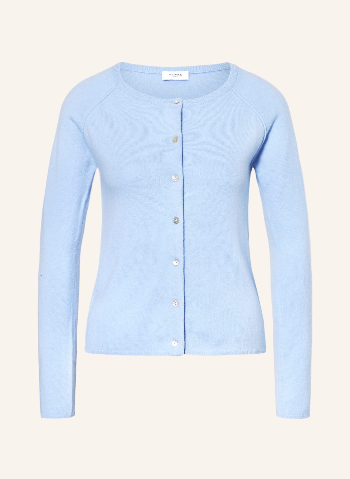 Rosemunde Strickjacke Laica Mit Cashmere blau von Rosemunde