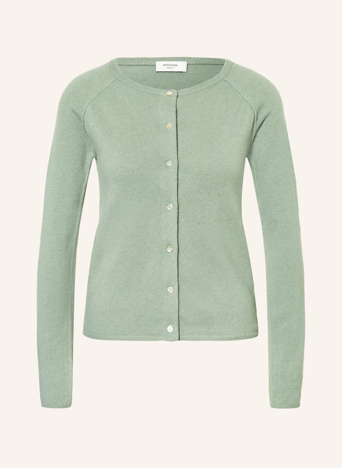 Rosemunde Strickjacke Laica Mit Cashmere gruen von Rosemunde