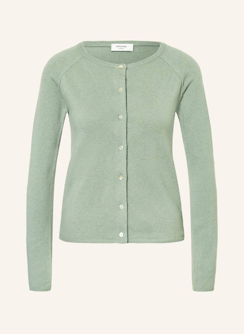 Rosemunde Strickjacke Laica Mit Cashmere gruen von Rosemunde