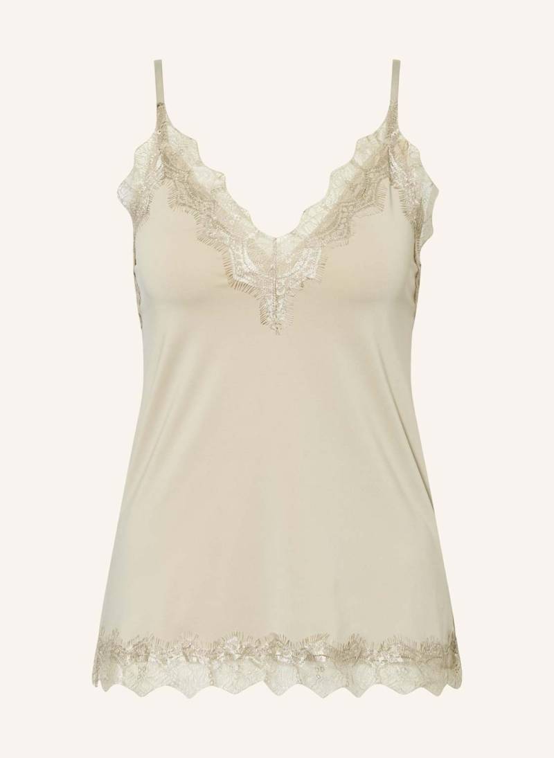 Rosemunde Top Billie Mit Spitze grau von Rosemunde