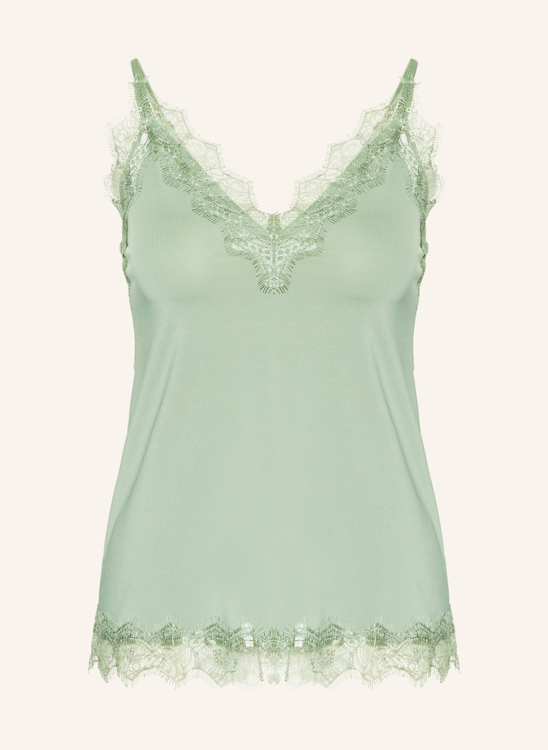 Rosemunde Top Billie Mit Spitze gruen von Rosemunde