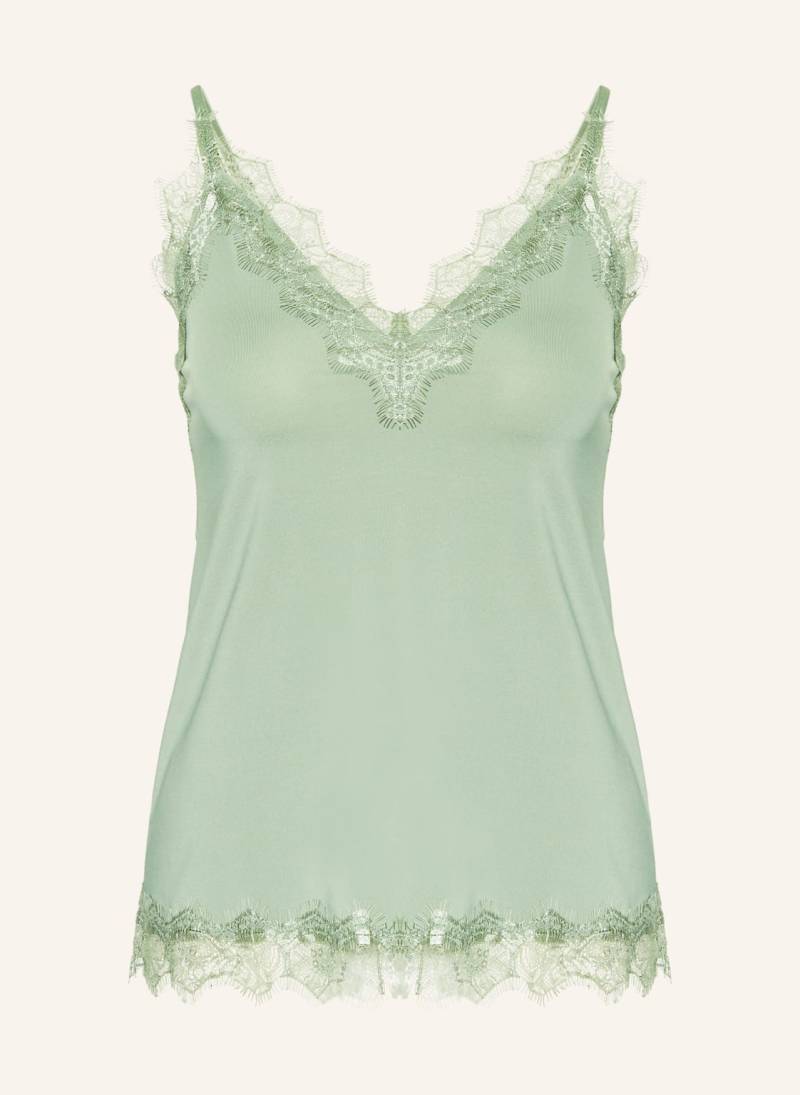 Rosemunde Top Billie Mit Spitze gruen von Rosemunde