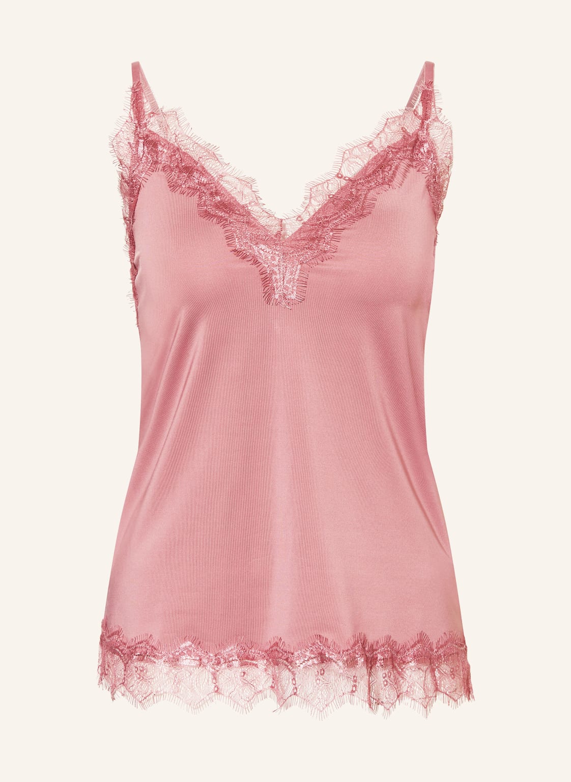 Rosemunde Top Billie Mit Spitze rosa von Rosemunde