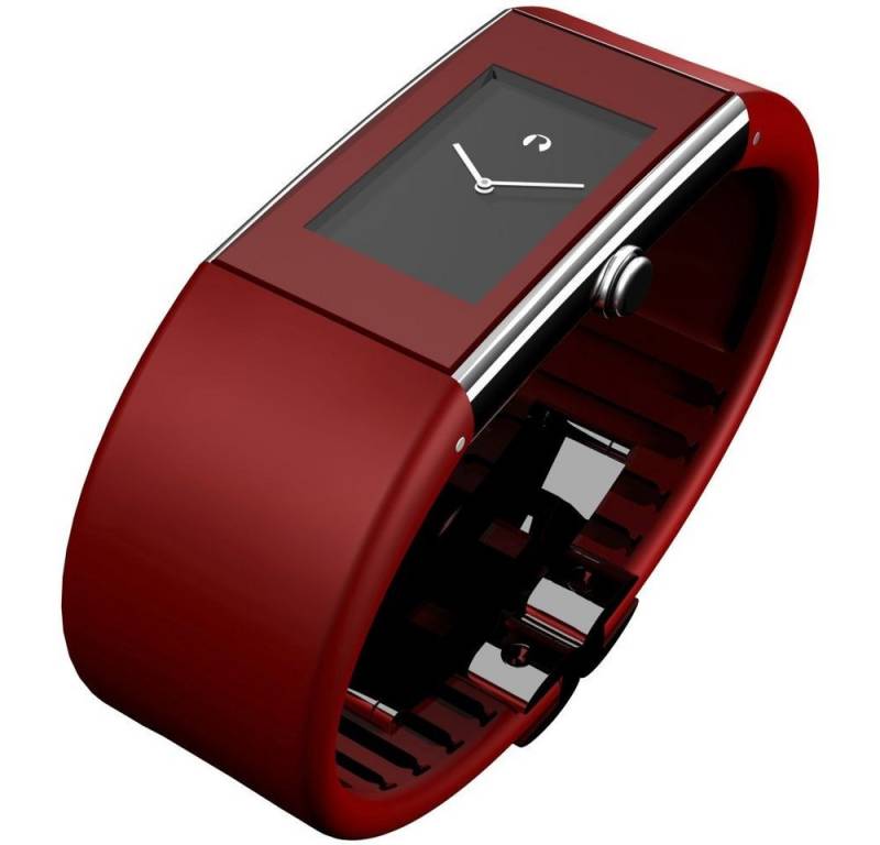 Rosendahl Quarzuhr ROSENDAHL Damen Armbanduhr WATCH II 43178 schwarz / rot B. 20 mm Rosendahl Quarzuhr ROSENDAHL Damen Armbanduhr WATCH II 43178 schwarz / rot B. 20 mm von Rosendahl