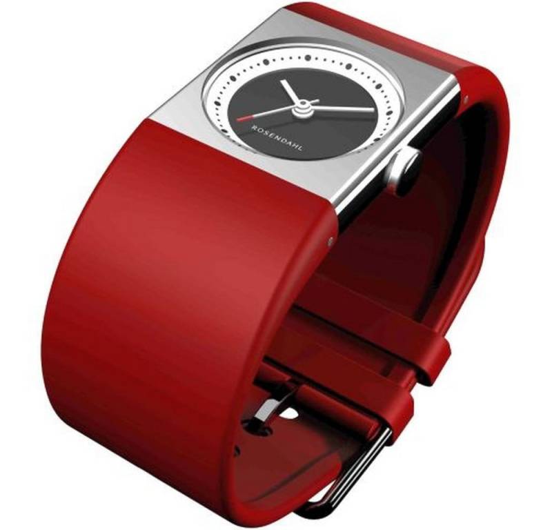 Rosendahl Quarzuhr ROSENDAHL Damen Armbanduhr WATCH IV 43262 silber / schwarz B. 23 mm Rosendahl Quarzuhr ROSENDAHL Damen Armbanduhr WATCH IV 43262 silber / schwarz B. 23 mm von Rosendahl