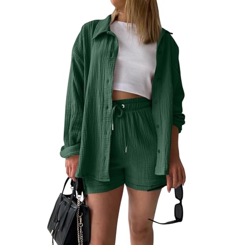 Rosennie Musselin Set Damen Activewear Für Damen Fledermaus Shirt Damen Opus Shirt Damen Kleidung Musselin Damen Musselin Bluse Kleidung Damen 2 Teiler Damen Sommer Damen Langarmshirt Rosennie Musselin Set Damen Activewear Für Damen Fledermaus Shirt Damen Opus Shirt Damen Kleidung Musselin Damen Musselin Bluse Kleidung Damen 2 Teiler Damen Sommer Damen Langarmshirt von Rosennie