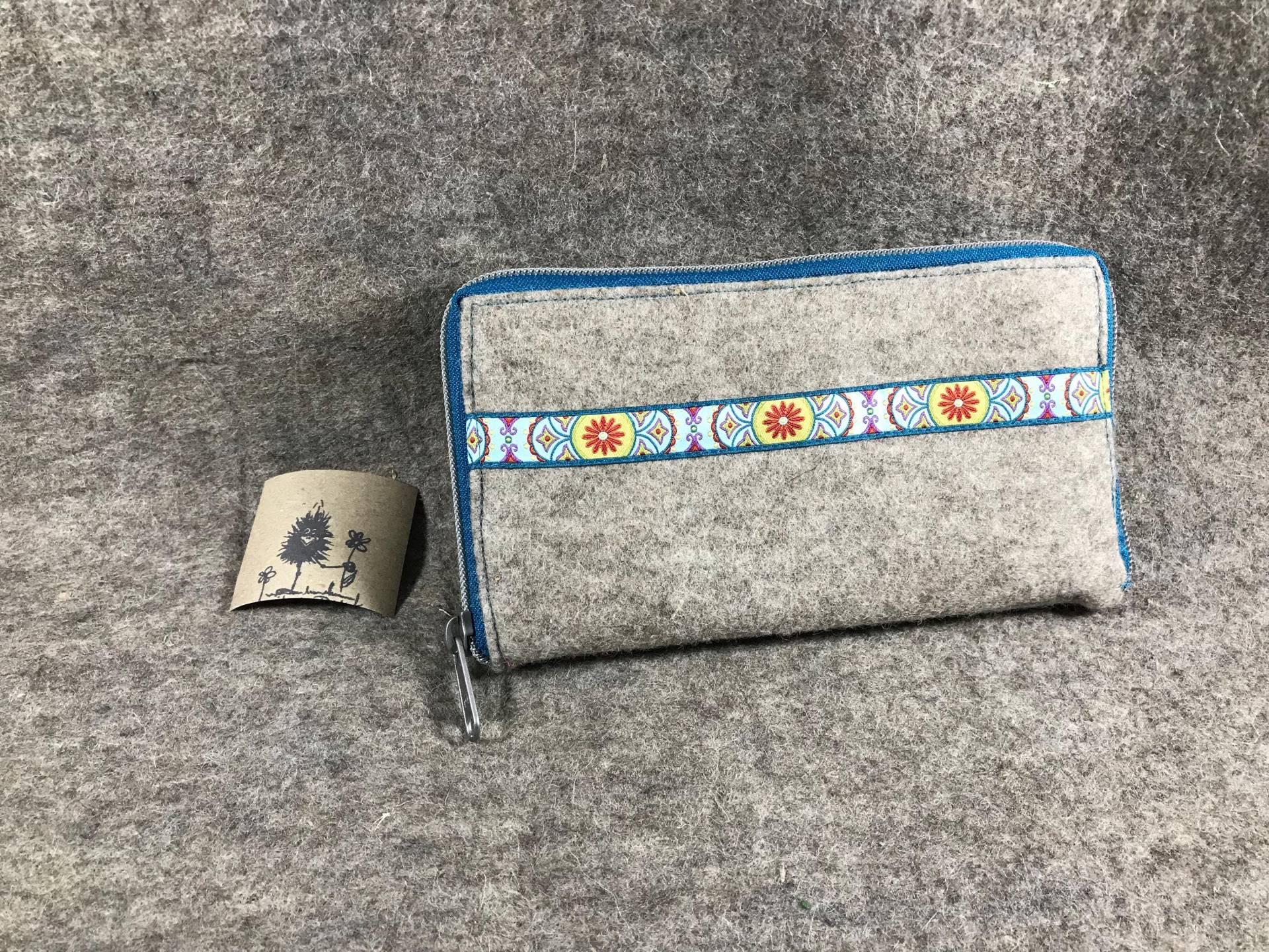 Geldbeutel, Genäht, Handgefertigt, Filz, Stoff Geldbeutel, Genäht, Handgefertigt, Filz, Stoff von RosenrabeSchaetze