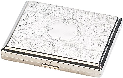 Rosenstein & Söhne Zigarettendose: Edles Zigarettenetui aus Edelstahl, für ca. 16 Zigaretten (Zigarettenetuis, Zigarettenbox, Aufbewahrung) von Rosenstein & Söhne