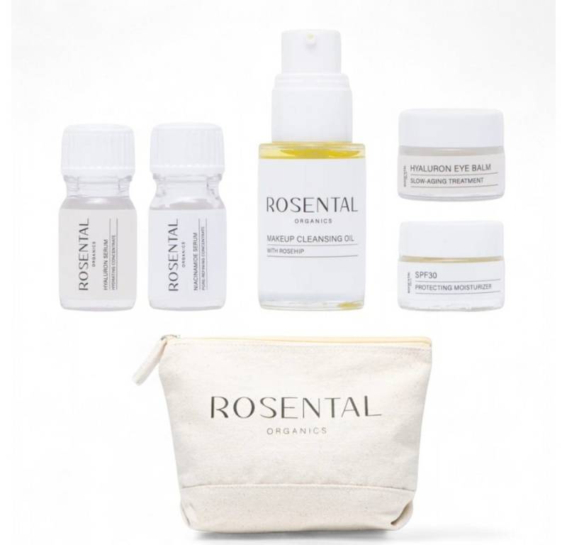 Rosental Organics Gesichtspflege-Set Bestseller Probier Set in Travel Größen, 5-tlg. von Rosental Organics