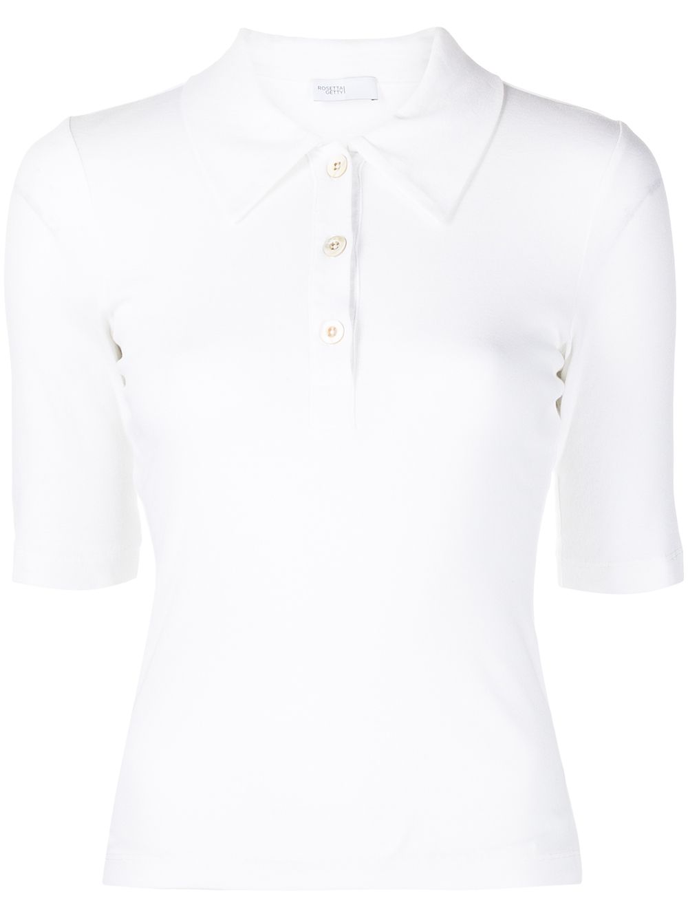 Rosetta Getty Klassisches Poloshirt - Weiß von Rosetta Getty