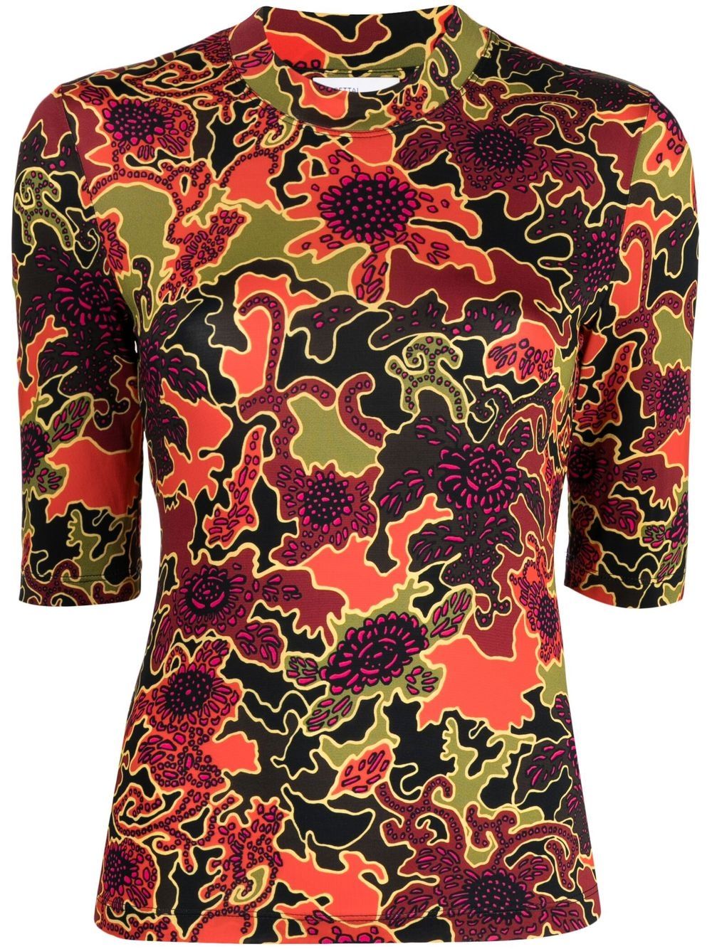 Rosetta Getty Oberteil mit Camouflage-Print - Braun von Rosetta Getty