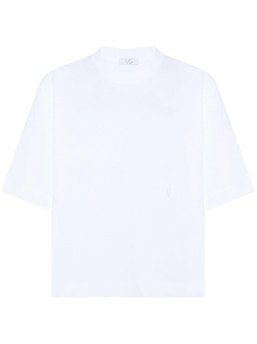 Rosetta Getty x Violet Getty Cropped-T-Shirt - Weiß von Rosetta Getty