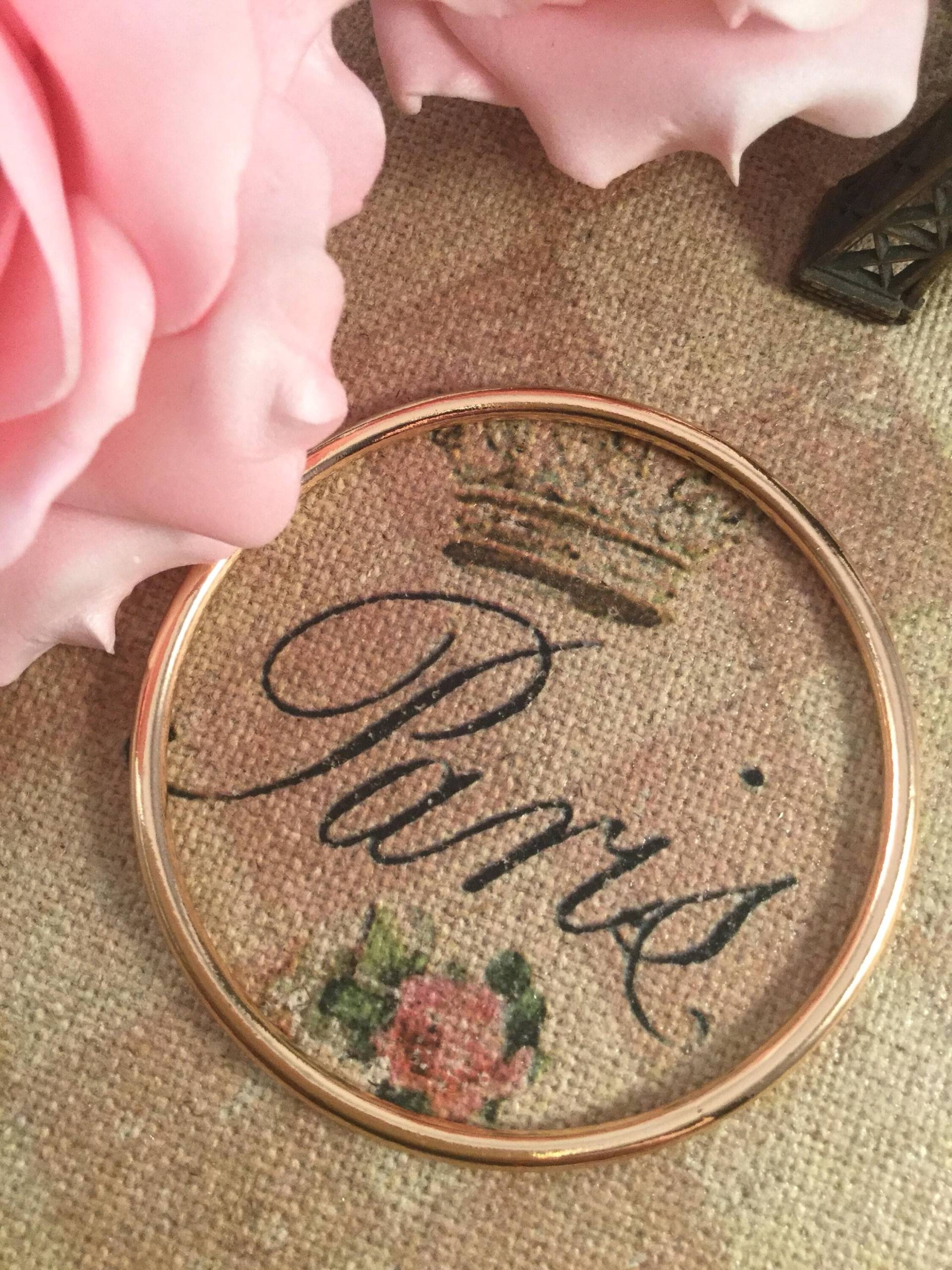 Vintage Schmuck Pale Rose Gold Golf Armreif Antiker Art-Deco-Kleid Hochzeit Brautmutter Braut Brautjungfern Geschenke Für Sie von Roseworthysvintage