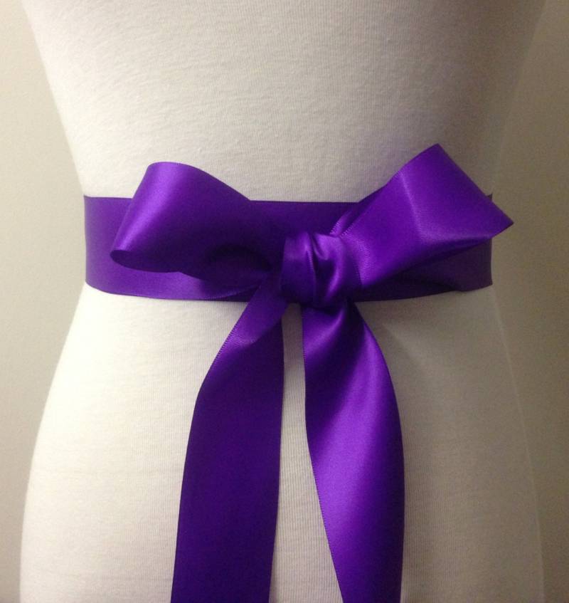 1, 5 Zoll | 3, 8 cm Oder 38 Mm Band Schärpe-Lila Gürtel-Blumen-Mädchen Schärpe-Braut Schärpe-Brautjungfer Schärpe-Hochzeit von RoseybloomBoutique