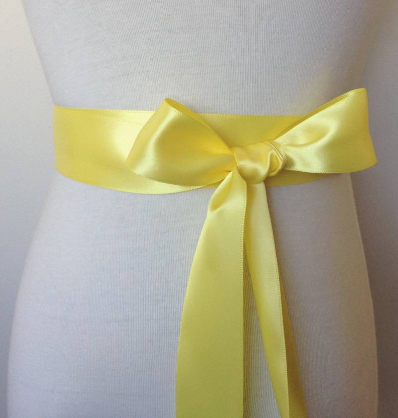 1, 5 Zoll | 3, 8 cm Oder 38 Mm Band Schärpe-Zitronen-Schärpe-Gelbe Gürtel-Blumen-Mädchen Schärpe-Braut Gürtel-Brautjungfer Schärpe-Hochzeit von RoseybloomBoutique