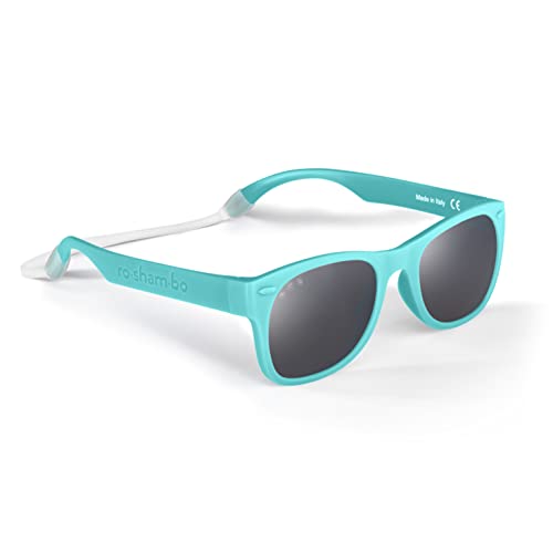 ROSHAMBO Unzerbrechliche Baby-Sonnenbrille mit Riemen, BPA-frei, Mädchen, Jungen, 0-24 Monate, Säuglinge, polarisierte Gläser, montiert in den USA, Goonies + Zubehör, Fits Ages 0-2 ROSHAMBO Unzerbrechliche Baby-Sonnenbrille mit Riemen, BPA-frei, Mädchen, Jungen, 0-24 Monate, Säuglinge, polarisierte Gläser, montiert in den USA, Goonies + Zubehör, Fits Ages 0-2 von Roshambo Baby