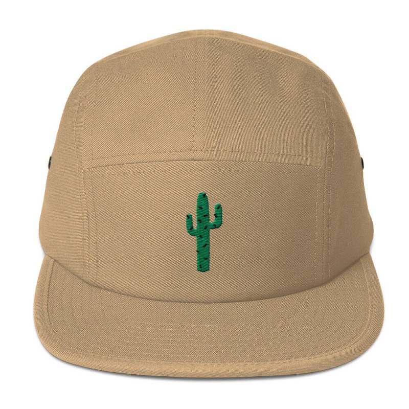 5 Panel Camper Cap Schirmmütze Embroidered/Bestickt Cactus/Kaktus von RosiFeist