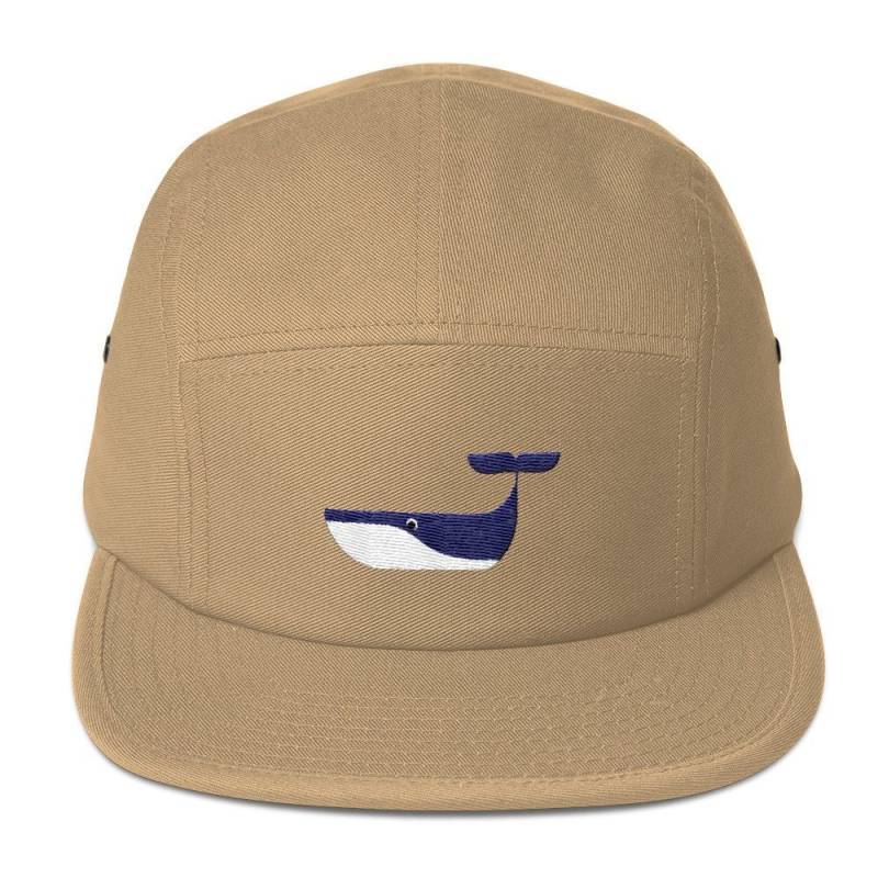 Unisex 5 Panel Cap Schirmmütze Mit Besticktem Wal von RosiFeist