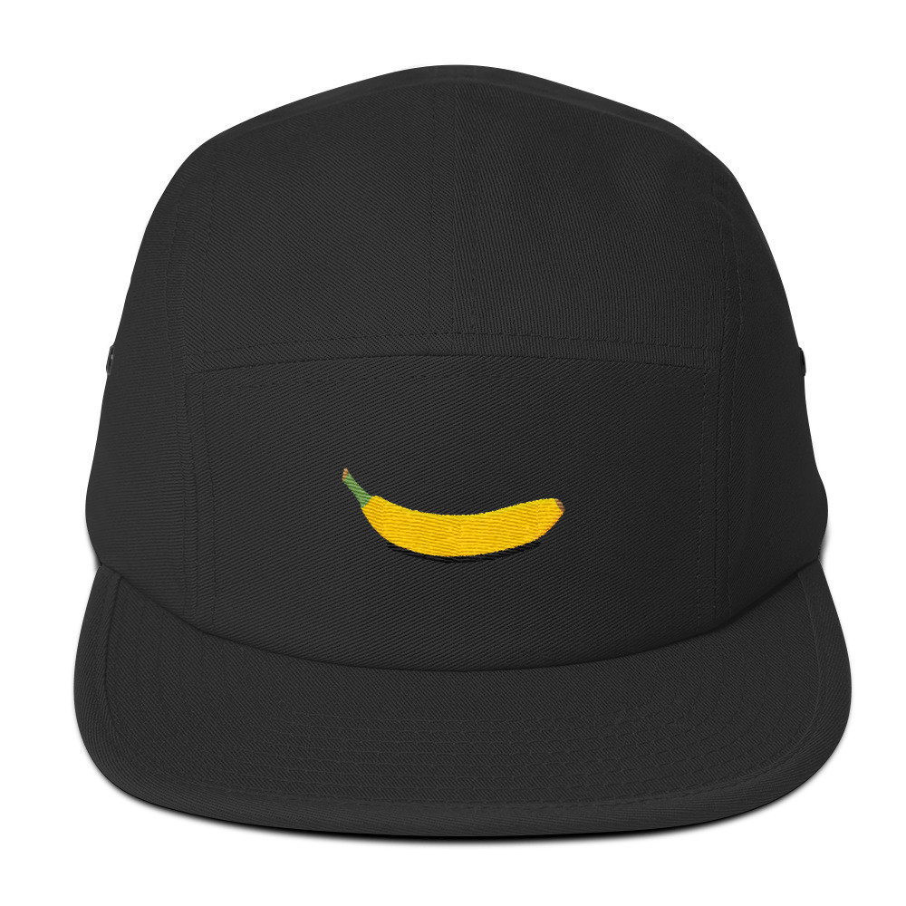 Unisex 5 Panel Cap Schirmmütze Mit Bestickter Banane von RosiFeist