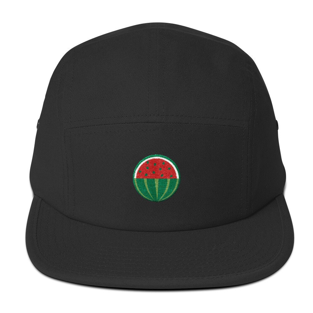 Unisex 5 Panel Cap Schirmmütze Mit Bestickter Melone von RosiFeist