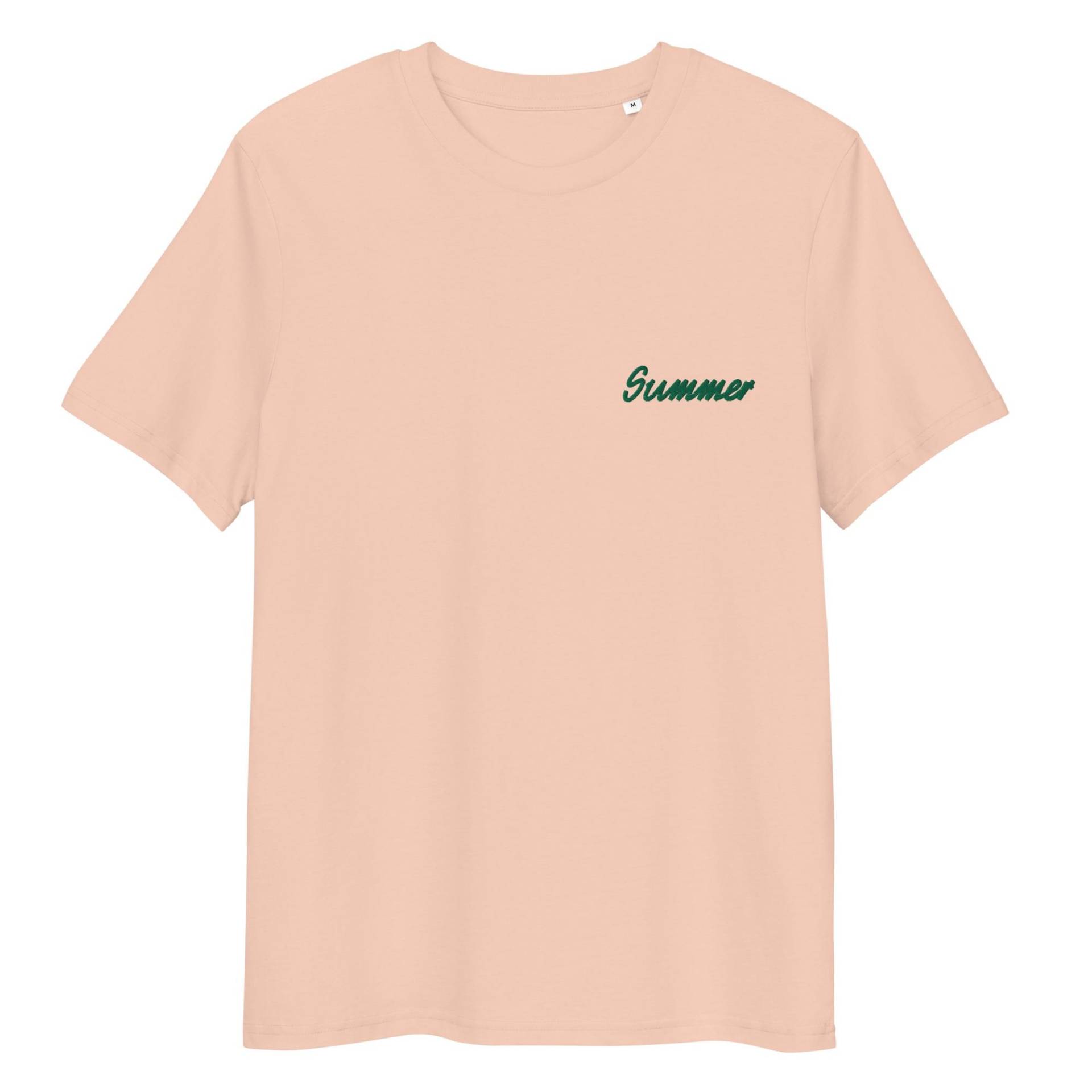 Unisex-Bio-Baumwoll-T-Shirt Bestickt "Summer" von RosiFeist