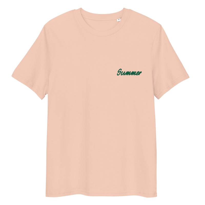 Unisex-Bio-Baumwoll-T-Shirt Bestickt "Summer" von RosiFeist