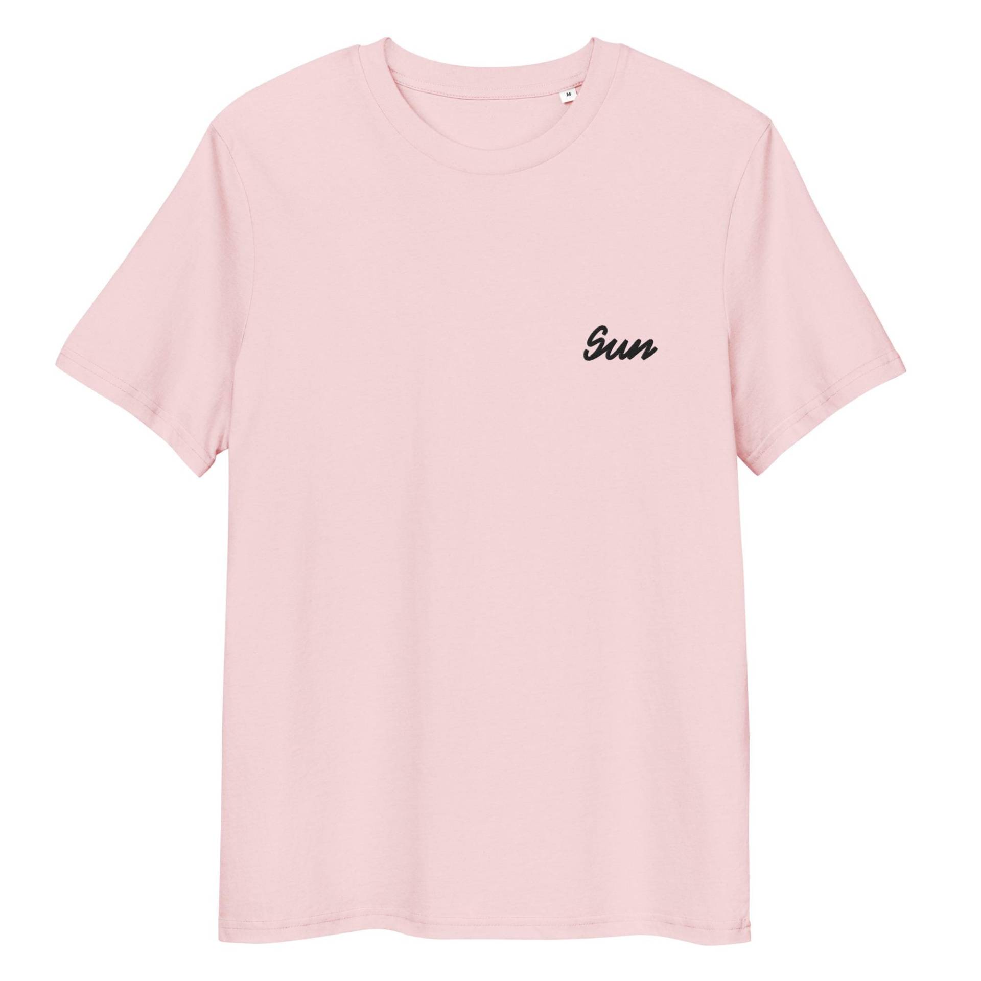 Unisex-Bio-Baumwoll-T-Shirt Bestickt "Sun" von RosiFeist