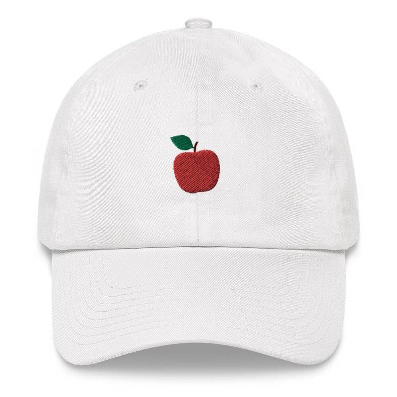 Unisex Dad Hat/Baseball Cap Bestickt Mit Apfel Apple von RosiFeist