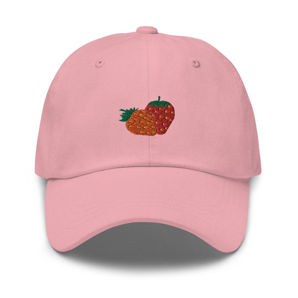 Unisex Dad Hat/Baseball Cap Bestickt Mit Erdbeeren Strawberries von RosiFeist