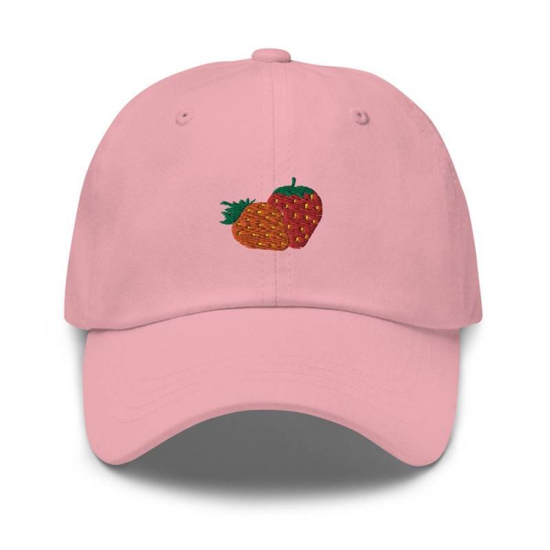 Unisex Dad Hat/Baseball Cap Bestickt Mit Erdbeeren Strawberries von RosiFeist