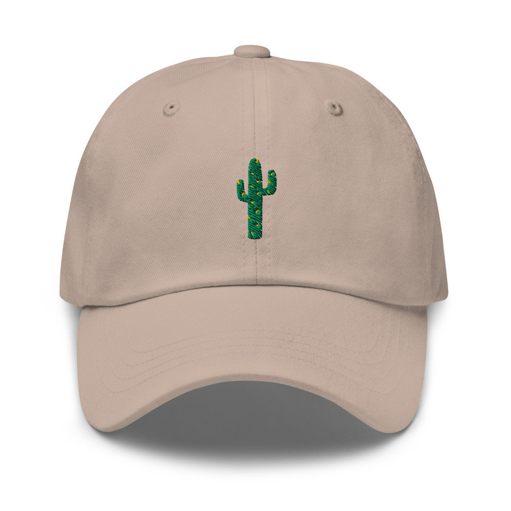 Unisex Dad Hat/Baseball Cap Bestickt Mit Kaktus Succulent von RosiFeist